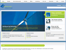 Tablet Screenshot of belwind.eu